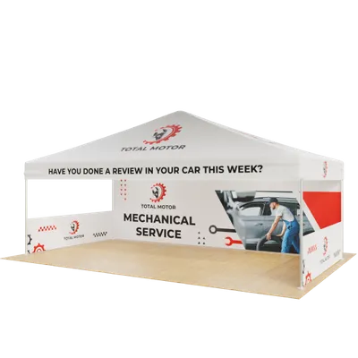Custom Outdoor Trade Show Displays Heavy Duty 20ft X 10ft