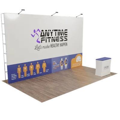20' x 10' Straight Pop Up Display