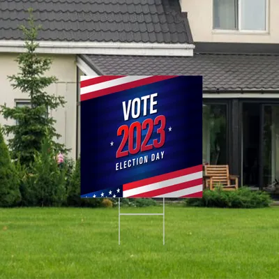 Custom Election Day Yard Sign