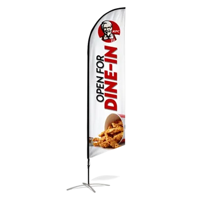 Feather Flag - Custom Aprons Now