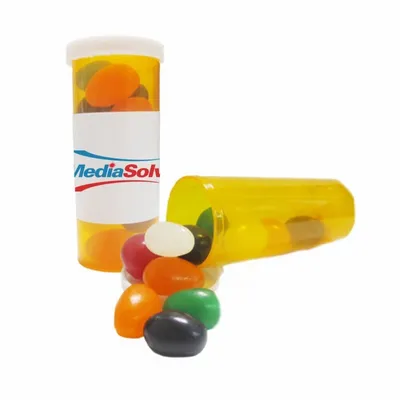 Small Promo Pill Bottles-Jelly Beans - Custom Aprons Now