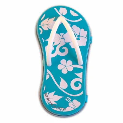 Hibiscus Blue Flip Flop Mint Tin - Custom Aprons Now
