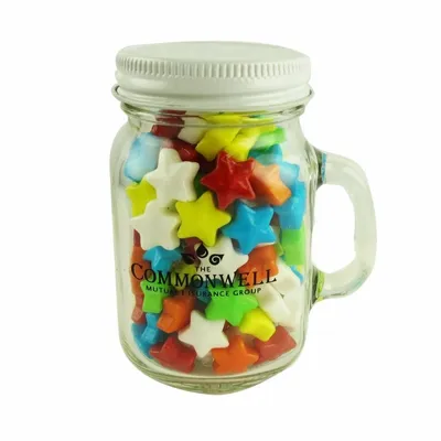 Glass Mini Mason Jars - Starzmania - Custom Aprons Now