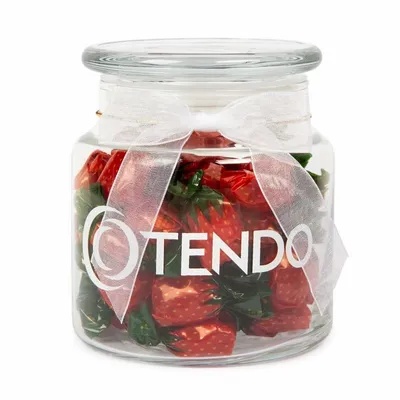 22oz. Glass Jar - Stock Wrapped Candies - Custom Aprons Now