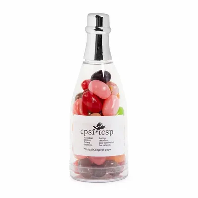 Champagne Bottle with Jelly Belly - Custom Aprons Now