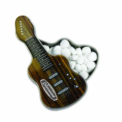 Electric Guitar-Shaped Mint Tin - Custom Aprons Now