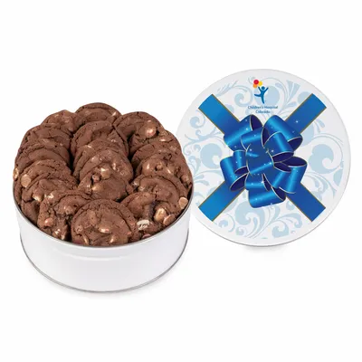Fresh Beginnings Chocolate Double Chip Cookie Tin - Custom Aprons Now