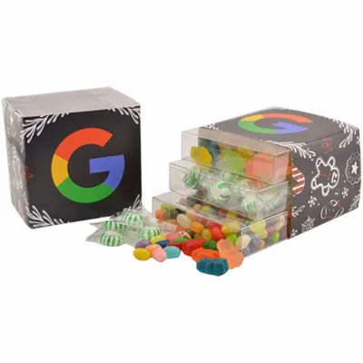 3 Way Candy Stack Acetate Tower - TRB827 - Custom Aprons Now
