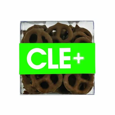 Square Acetates - Milk Chocolate Mini Pretzels - Custom Aprons Now