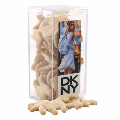 Acrylic Box with Animal Crackers - Medium - Custom Aprons Now