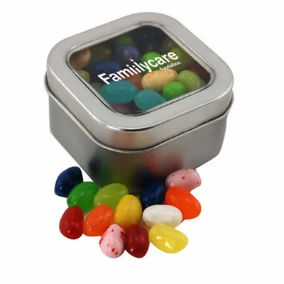 Window Tin with Jelly Bellies - SBF2500 - Custom Aprons Now