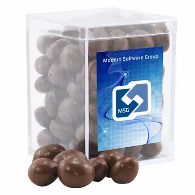 Acrylic Box with Choc Covered Peanuts - Small - Custom Aprons Now