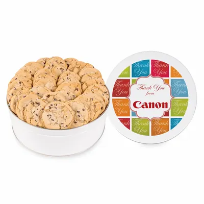 Fresh Beginnings Chocolate Chip Cookie Tin (Large) - Custom Aprons Now
