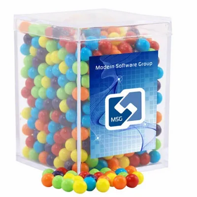 Acrylic Box with Mini Jawbreakers - Small - Custom Aprons Now