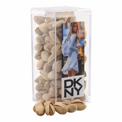 Acrylic Box with Pistachios - Medium - Custom Aprons Now