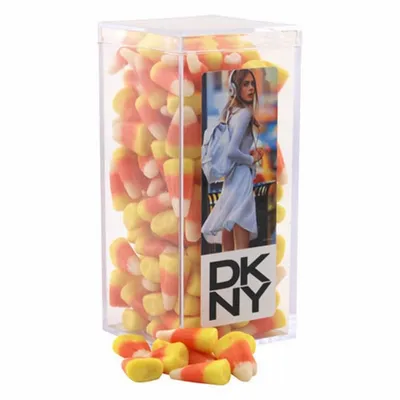Acrylic Box with Candy Corn - Medium - Custom Aprons Now