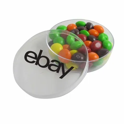 Small Round Acrylic with Skittles - Custom Aprons Now