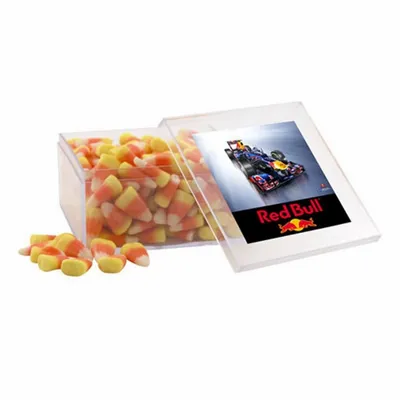 Acrylic Box with Candy Corn - Large - Custom Aprons Now