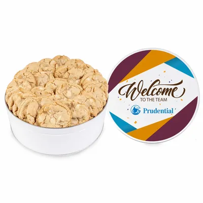 Fresh Beginnings Macadamia Nut Cookie Tin (Large) - Custom Aprons Now