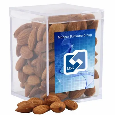Acrylic Box with Almonds - Small - Custom Aprons Now
