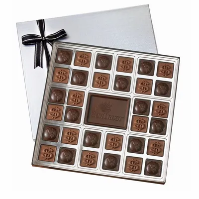 Custom Chocolate Squares Gift Box (3 lbs.) - Custom Aprons Now