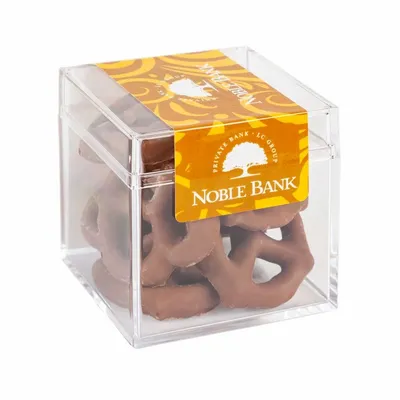 Sweet Boxes with Milk Chocolate Pretzels - Custom Aprons Now