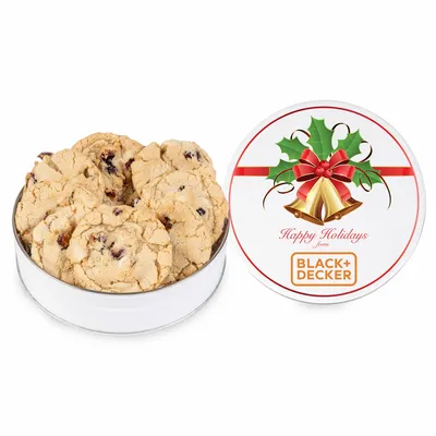 Fresh Beginnings Cranberry Cookie Tin (Small) - Custom Aprons Now