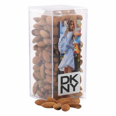 Acrylic Box with Almonds - Medium - Custom Aprons Now