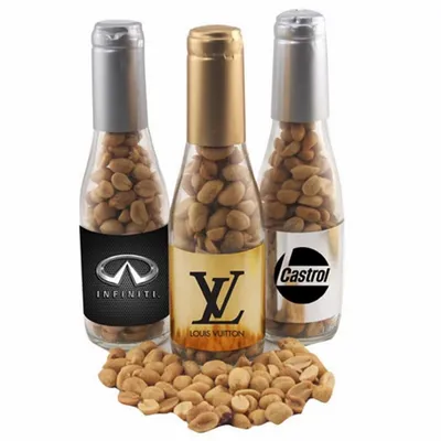 Champagne Bottle with Peanuts 8" - Custom Aprons Now