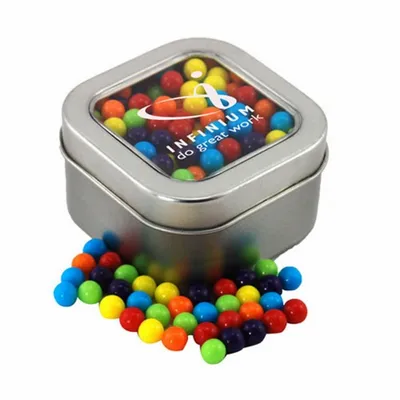 Window Tin with Mini Jawbreakers - SBF2500 - Custom Aprons Now