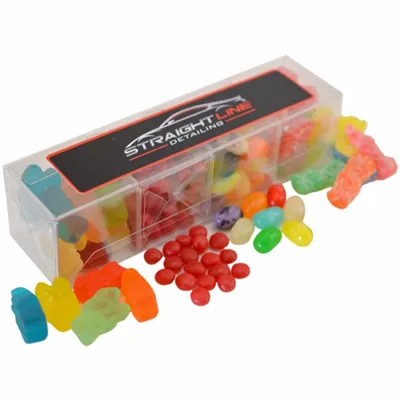 4 Way Acetate Candy Box - Custom Aprons Now