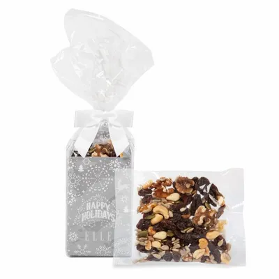 Holiday Gift Tote with Raisin Nut Trail Mix - Table Covers Now