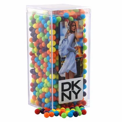 Acrylic Box with Mini Jawbreakers - Medium - Custom Aprons Now