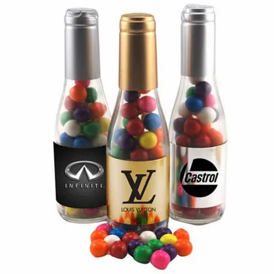 Champagne Bottle with Gumballs 8" - Custom Aprons Now