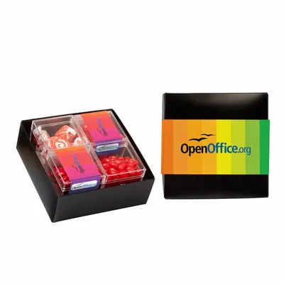 4 Piece Sweet Box Gift Set - Candy by Color Mix - Custom Aprons Now