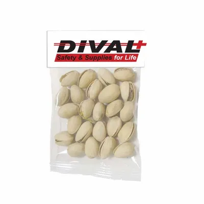 Small Header Bags - Jumbo Salted Pistachios - Custom Aprons Now