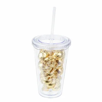 16oz. Tumbler - Twist-Wrapped Truffles - Custom Aprons Now