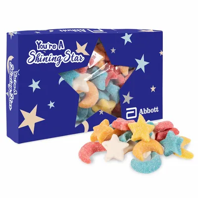 You're a Star Die Cut Box w/ Gummy Glitter Sour Stars & Moons - Table Covers Now