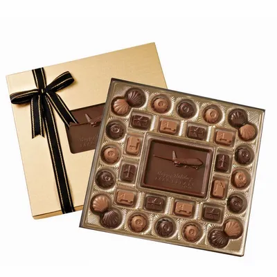 Classic Custom Chocolate Delights Gift Box - Custom Aprons Now