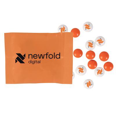 1/2oz. Full Color DigiBag™ with Imprinted Chocolate Buttons