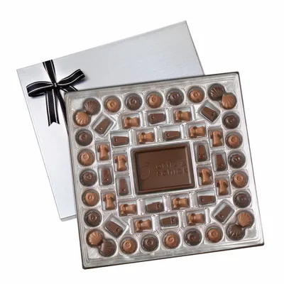 Large Custom Chocolate Delights Gift Box (3 lbs.) - Custom Aprons Now