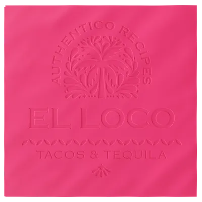 Custom Debossed Dinner Napkin - Table Covers Now