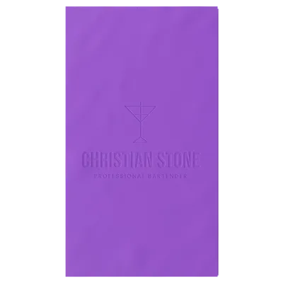 Custom Debossed Guest Towel Napkin - Table Covers Now