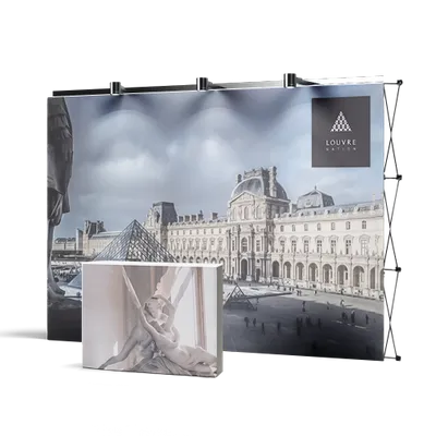 Pop Up Straight Displays - Custom Aprons Now