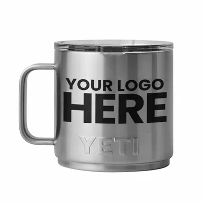 YETI Rambler 14 OZ Stackable Mug w/ MagSlider Lid - Laser Engraved