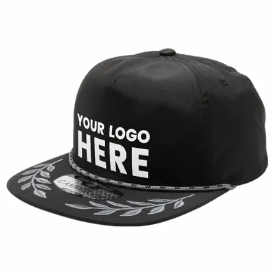 Pitbull Cambridge PB307 5 Panel Unstructured Hat Bay Leaf Snapback