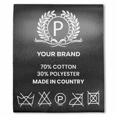 Printed Care Labels - Table Covers Now
