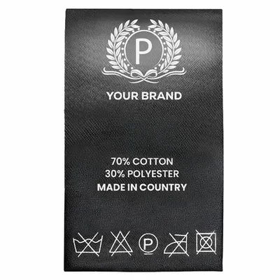 Printed Care Labels - Custom Aprons Now