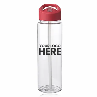 24 oz. Borneo Plastic Water Bottles with Carrying Handle
