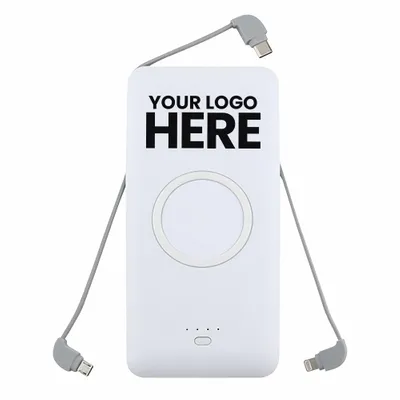 Chi-Charge Plus - 5,000 mAh Universal Power Banks with Wireless Charging